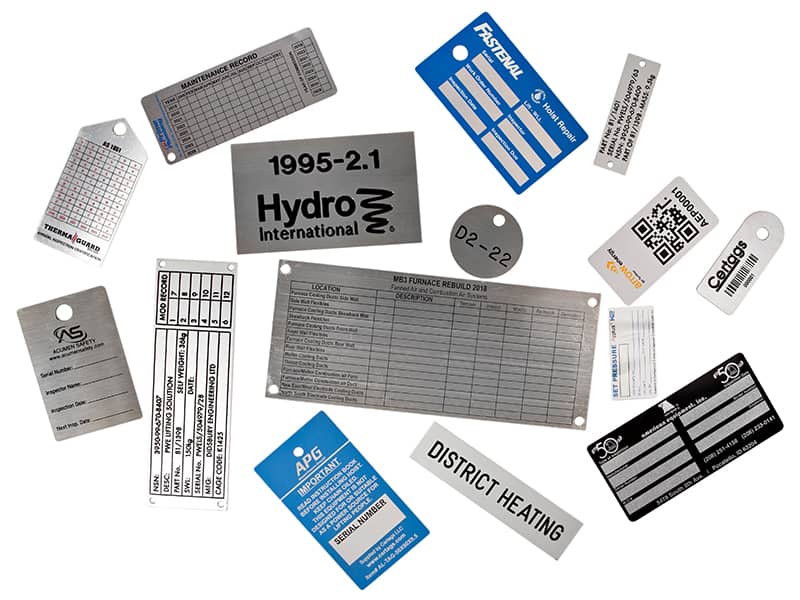 Certags Lifting and Rigging Inspection Metal Tags and Labels Product Assortment