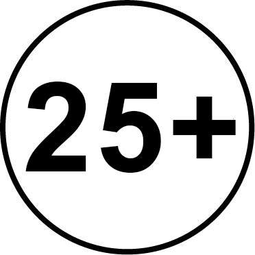 25 standard sizes 25 standard sizes
