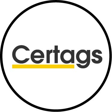 your logo certags, certification tags