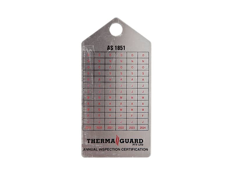 certags metal tag with barcode