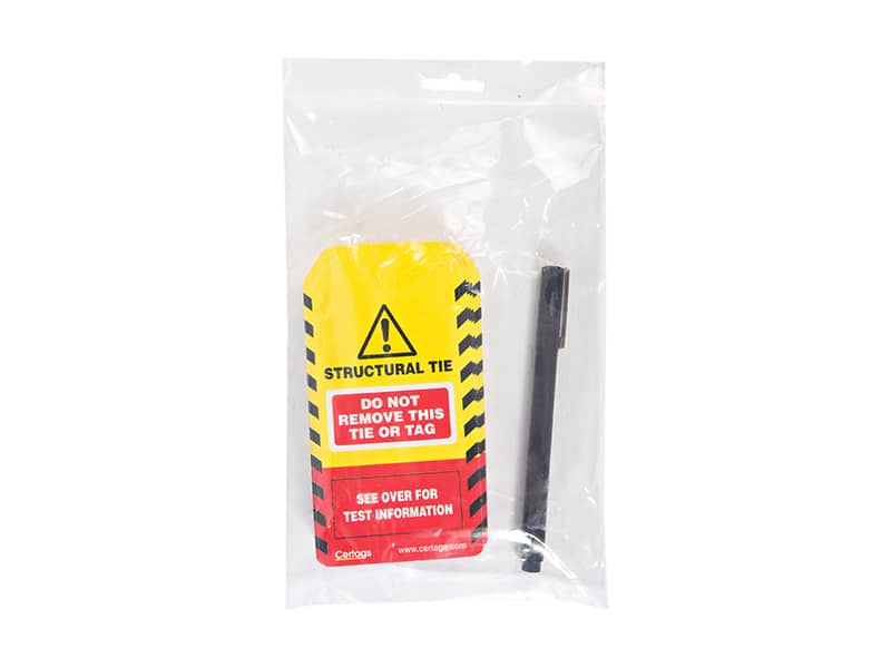 double sided scaffolding tags