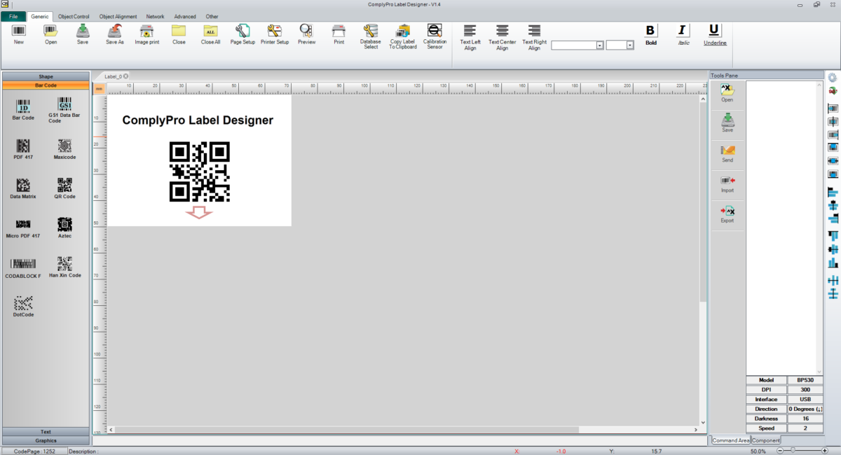 All Products Printers and Software Comply Pro Label Designer