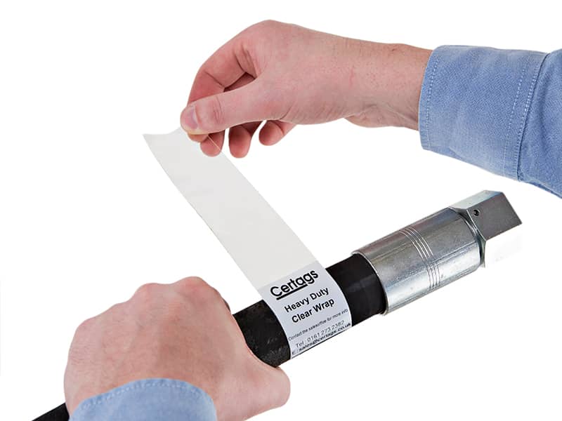 all products hdcw-3 hose wrap label