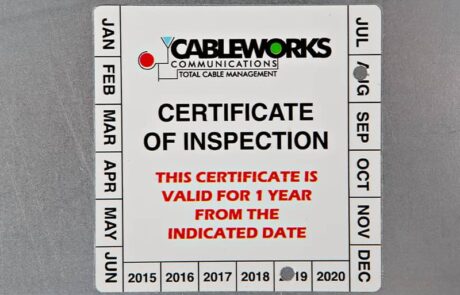 Inspection label monthly, industrial inspection label