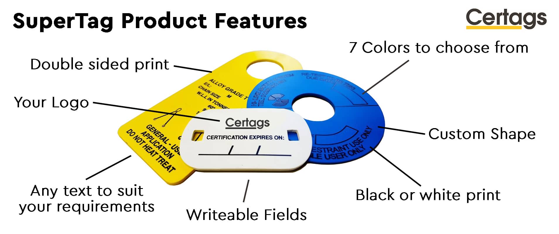 supertag-product features Certags Super PVC Tags Product Features