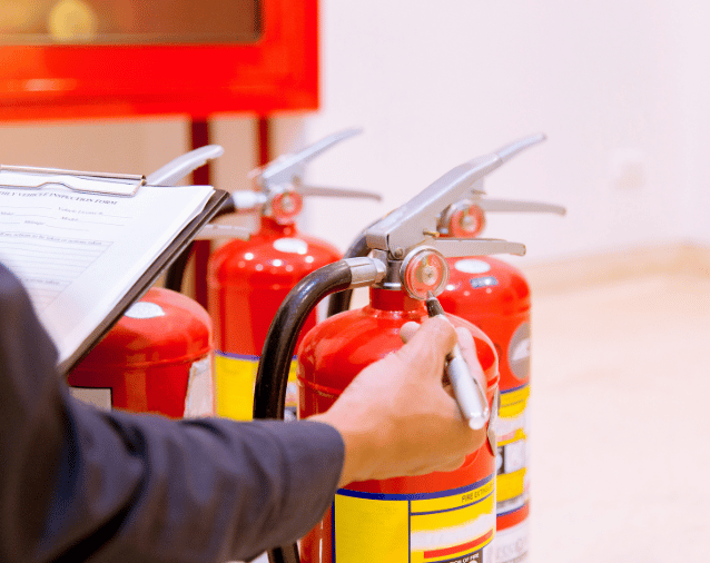 fire extinguisher inspection for fire safety